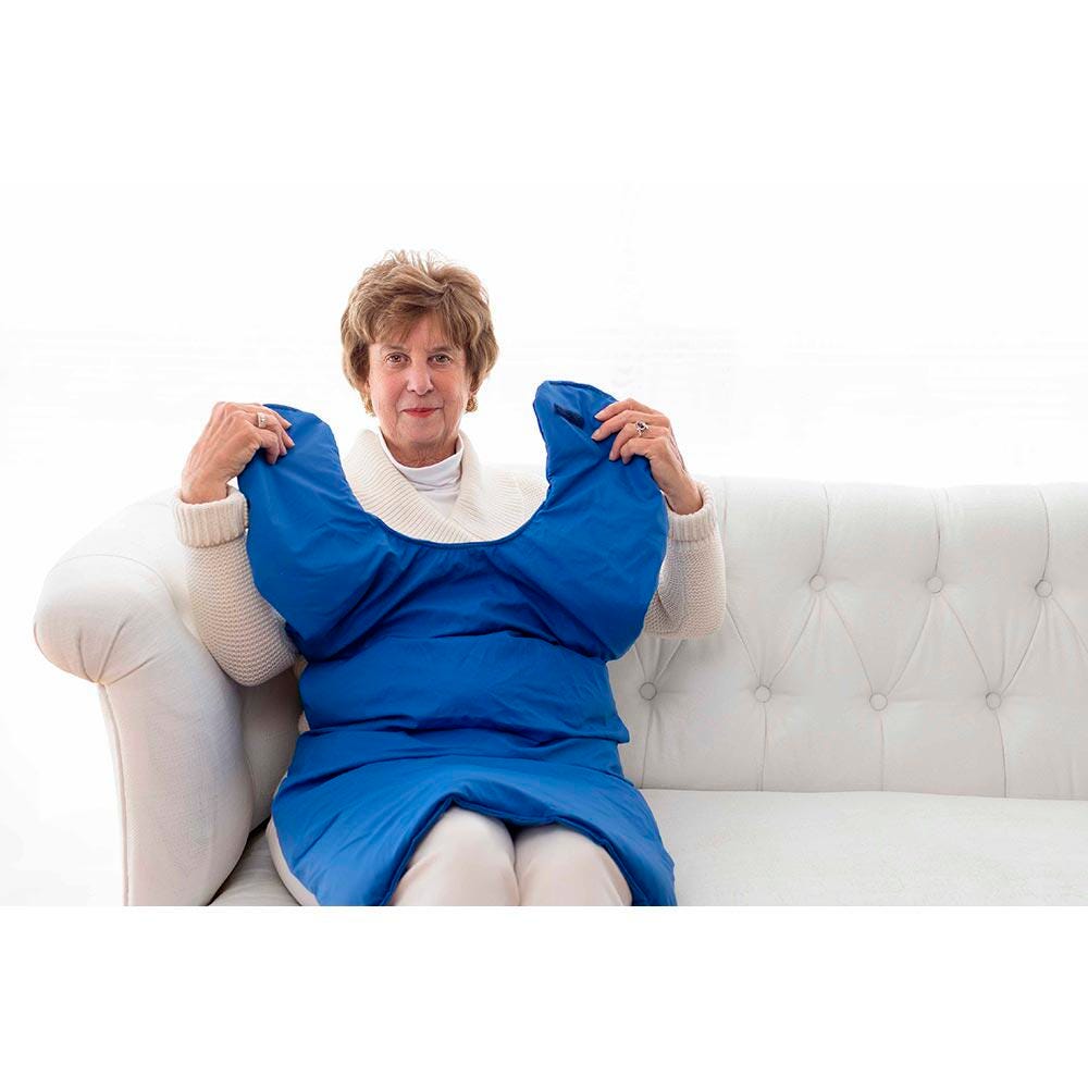 Sommerfly Wipe-Clean Relaxer Travel-Size Weighted Blanket, Medium, 12 Pounds 2125890